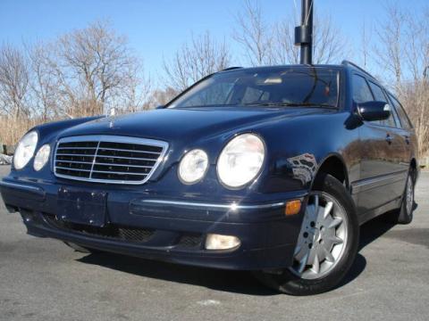 Midnight Blue Mercedes-Benz E 320 4Matic Wagon.  Click to enlarge.