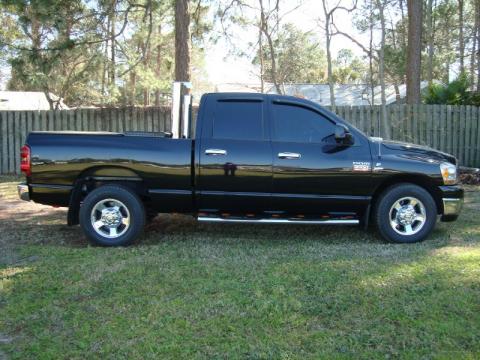 Brilliant Black Crystal Pearl Dodge Ram 3500 Big Horn Edition Quad Cab.  Click to enlarge.