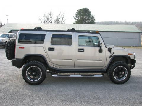 Pewter Metallic Hummer H2 SUV.  Click to enlarge.