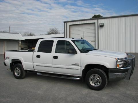 Summit White Chevrolet Silverado 2500HD LT Crew Cab 4x4.  Click to enlarge.