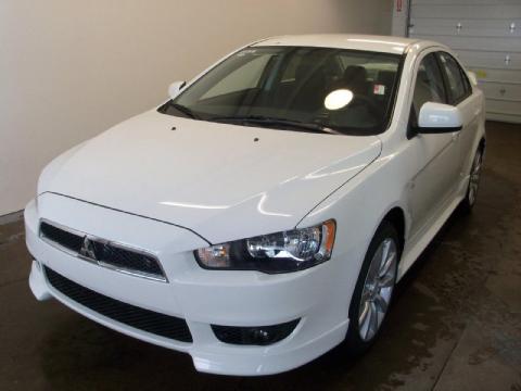 Wicked White Metallic Mitsubishi Lancer GTS.  Click to enlarge.