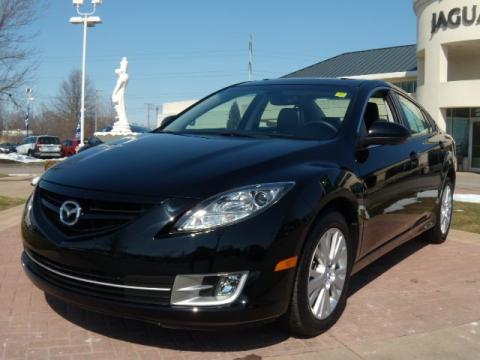 Ebony Black Mazda MAZDA6 i Grand Touring.  Click to enlarge.