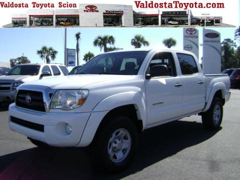 Super White 2006 Toyota Tacoma Double Cab 4x4 with Gray interior Super White 