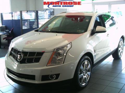 Platinum Ice Tricoat Cadillac SRX 4 V6 Turbo AWD.  Click to enlarge.