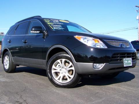 Black Noir Pearl Hyundai Veracruz GLS.  Click to enlarge.