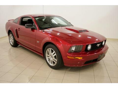 Redfire Metallic Ford Mustang GT Premium Coupe.  Click to enlarge.
