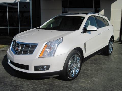 Platinum Ice Tricoat Cadillac SRX 4 V6 AWD.  Click to enlarge.