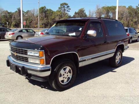 Burnt Red Metallic Chevrolet Blazer  4x4.  Click to enlarge.