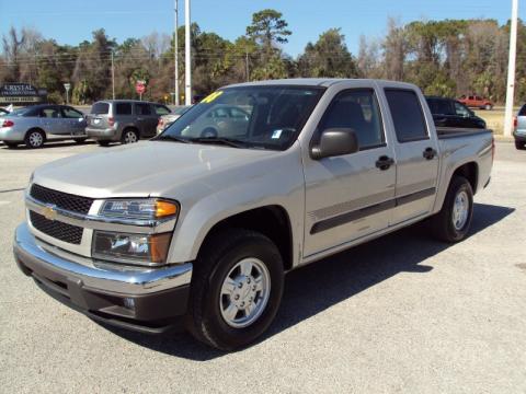 Silver Birch Metallic Chevrolet Colorado LT Crew Cab.  Click to enlarge.