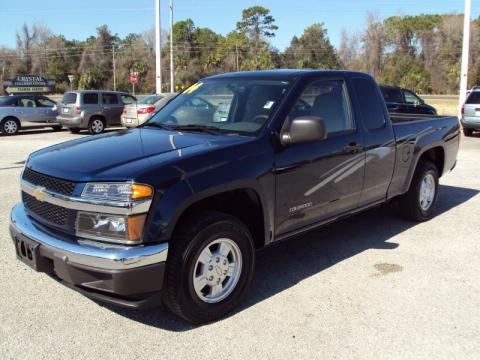 Indigo Blue Metallic Chevrolet Colorado Extended Cab.  Click to enlarge.