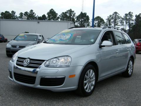 Reflex Silver Metallic Volkswagen Jetta TDI SportWagen.  Click to enlarge.