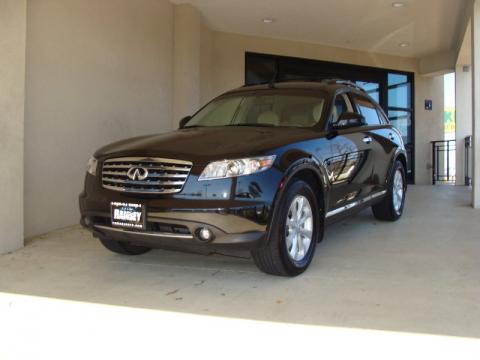 Black Obsidian Infiniti FX 35 AWD.  Click to enlarge.