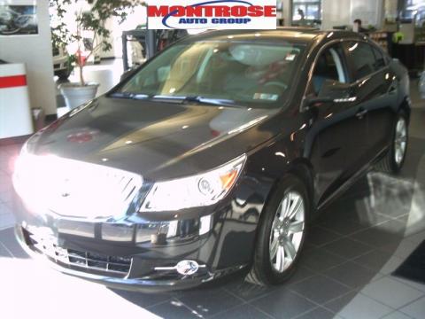 Carbon Black Metallic Buick LaCrosse CXL AWD.  Click to enlarge.