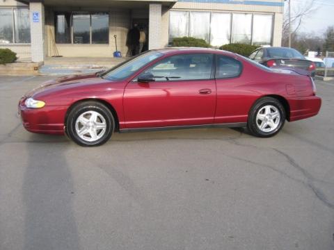 Sport Red Metallic Chevrolet Monte Carlo LS. Click to enlarge. Sport Red Metallic Chevrolet Monte Carlo LS. Click to enlarge.