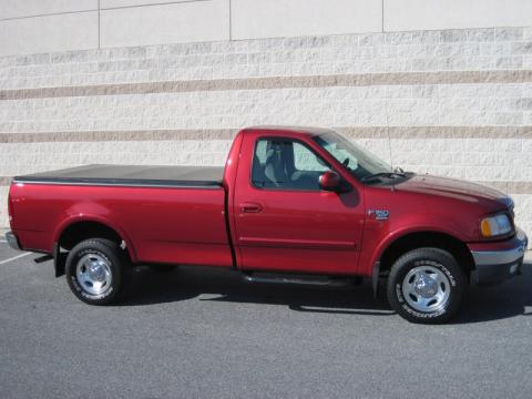 Toreador Red Metallic Ford F150 XLT Regular Cab.  Click to enlarge.
