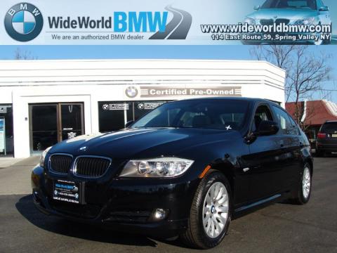 Jet Black BMW 3 Series 328i Sedan.  Click to enlarge.