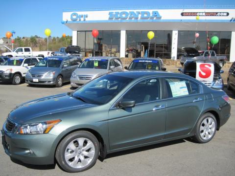 Mystic Green Metallic Honda Accord EX-L V6 Sedan.  Click to enlarge.