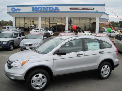 Alabaster Silver Metallic Honda CR-V LX.  Click to enlarge.