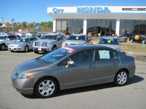 Galaxy Gray Metallic Honda Civic LX Sedan.  Click to enlarge.