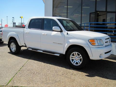 Natural White Toyota Tundra Limited Double Cab.  Click to enlarge.