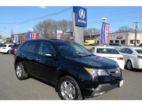 Formal Black Pearl Acura MDX .  Click to enlarge.