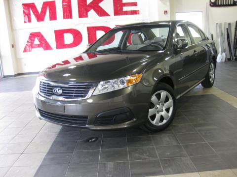 Midnight Gray Kia Optima LX.  Click to enlarge.