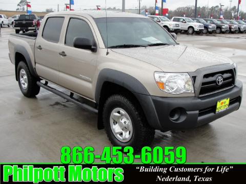 Desert Sand Mica Toyota Tacoma V6 PreRunner Double Cab.  Click to enlarge.