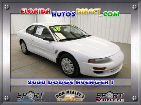 Bright White Dodge Avenger .  Click to enlarge.
