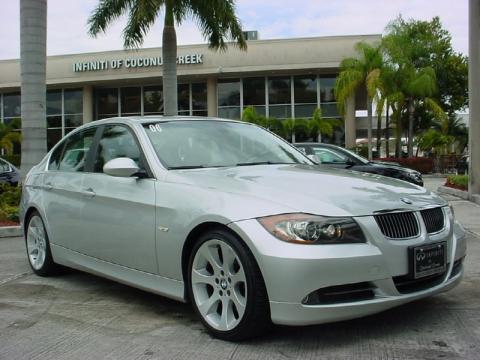 Titanium Silver Metallic BMW 3 Series 330i Sedan.  Click to enlarge.