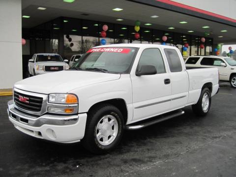 Summit White GMC Sierra 1500 Classic SLE Extended Cab. Click to enlarge. Summit White GMC Sierra 1500 Classic SLE Extended Cab. Click to enlarge.