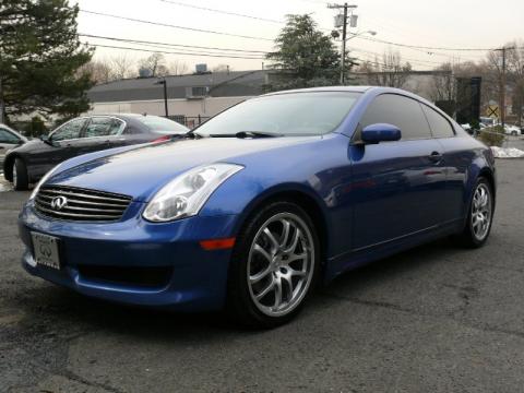 Athens Blue Pearl Metallic Infiniti G 35 Coupe.  Click to enlarge.