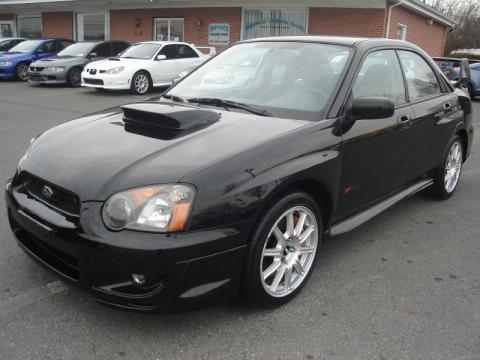 Obsidian Black Pearl Subaru Impreza WRX STi.  Click to enlarge.