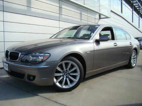 Sterling Grey Metallic BMW 7 Series 750Li Sedan.  Click to enlarge.