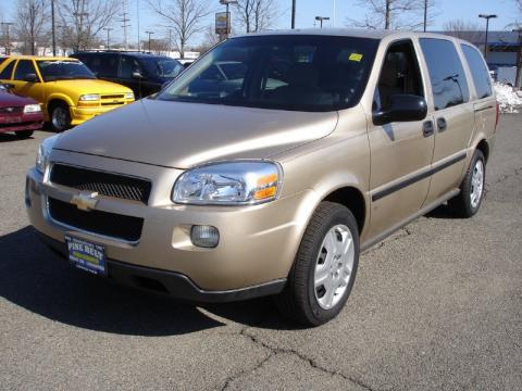 Sandstone Metallic Chevrolet Uplander LS.  Click to enlarge.