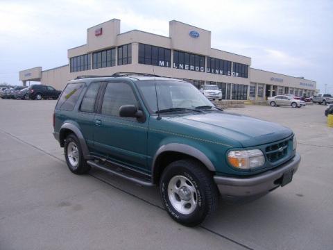 Pacific Green Metallic Ford Explorer Sport 4x4.  Click to enlarge.