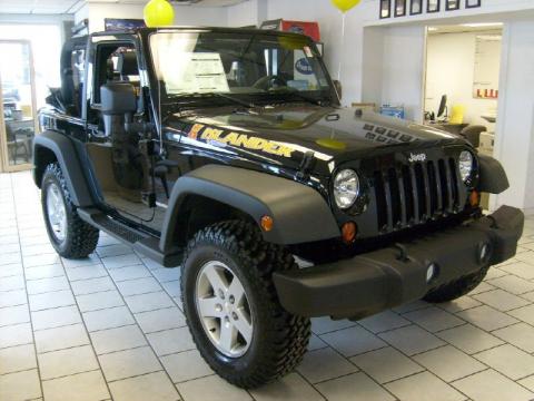 Black Jeep Wrangler Sport Islander Edition 4x4.  Click to enlarge.