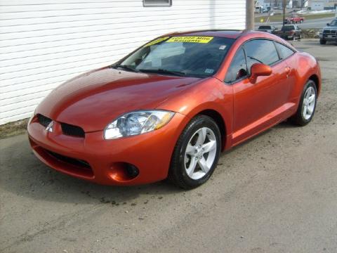 Sunset Orange Pearlescent Mitsubishi Eclipse GS Coupe.  Click to enlarge.