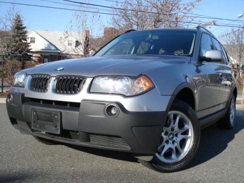 Silver Gray Metallic BMW X3 2.5i.  Click to enlarge.