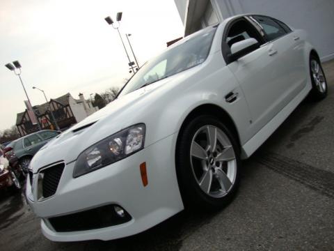 White Hot Pontiac G8 GT.  Click to enlarge.