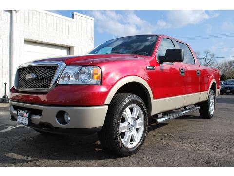 Redfire Metallic Ford F150 Lariat SuperCrew 4x4.  Click to enlarge.