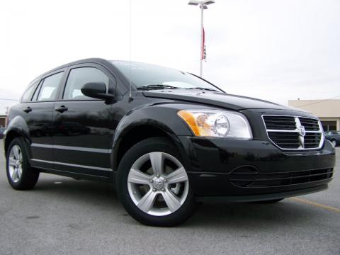 Brilliant Black Crystal Pearl Dodge Caliber SXT.  Click to enlarge.