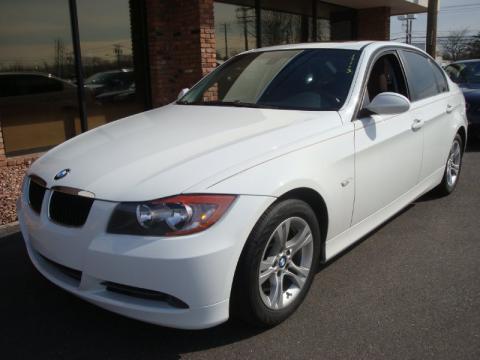 Alpine White BMW 3 Series 328i Sedan.  Click to enlarge.