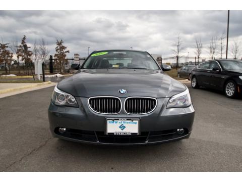 Titanium Grey Metallic BMW 5 Series 525xi Sedan.  Click to enlarge.