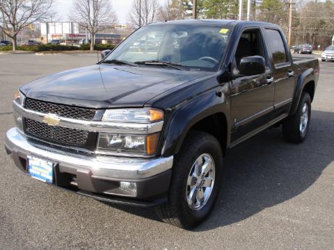 Black Chevrolet Colorado LT Crew Cab 4x4.  Click to enlarge.