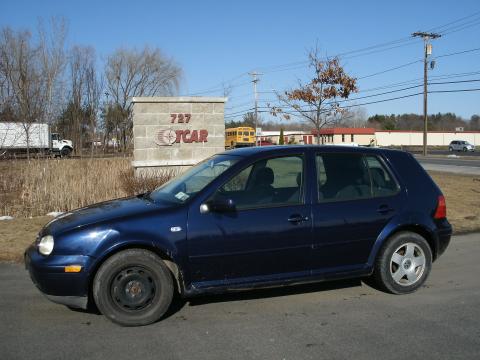 Indigo Blue Pearl Volkswagen Golf GLS 4 Door.  Click to enlarge.