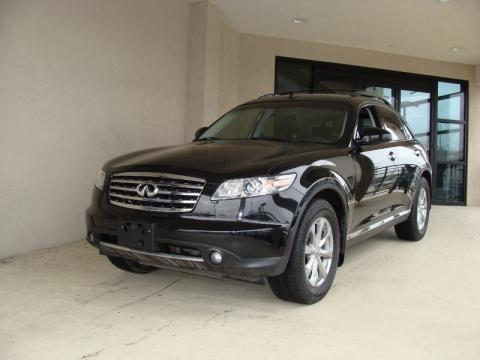 Black Obsidian Infiniti FX 35 AWD.  Click to enlarge.