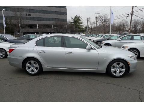Titanium Silver Metallic BMW 5 Series 535i Sedan.  Click to enlarge.