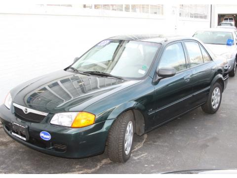 Emerald Green Mica Mazda Protege LX.  Click to enlarge.