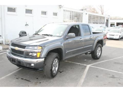 Dark Gray Metallic Chevrolet Colorado LT Crew Cab 4x4.  Click to enlarge.