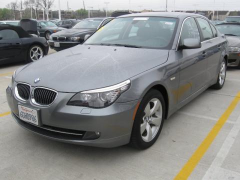 Space Grey Metallic BMW 5 Series 528i Sedan.  Click to enlarge.